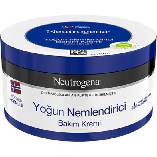 Neutrogena Yoğun Nemlendirici Bakım Kremi Normal Cilt 300 Ml