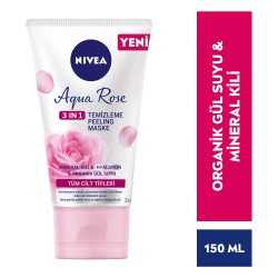Nivea Aqua Rose Peeling Maske 3 in 1 Temizleyici 150 ml Nivea Aqua Rose Peeling Maske 3 in 1 Temizleyici 150 ml