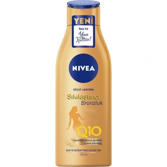 Nivea Body Q10 Sıkılaştırıcı&Bronzlaştırıcı Losyon 200 Ml