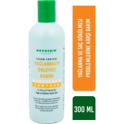 Novocrin Therapy Yağlı Ve Dökülen Saçlar İçin Bakım Şampuanı 300 Ml Novocrin Therapy Yağlı Ve Dökülen Saçlar İçin Bakım Şampuanı 300 Ml