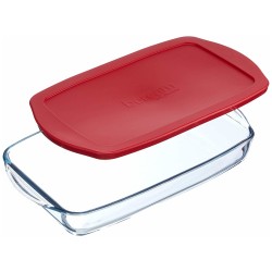 Paşabahçe Borcam 59006 Kulplu Kapaklı Tepsi 19X34 Cm Paşabahçe Borcam 59006 Kulplu Kapaklı Tepsi 19X34 Cm