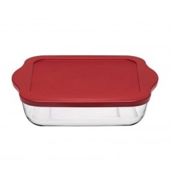 Paşabahçe Borcam 59034 Kulplu Kapaklı Kare Tepsi 22 Cm Paşabahçe Borcam 59034 Kulplu Kapaklı Kare Tepsi 22 Cm