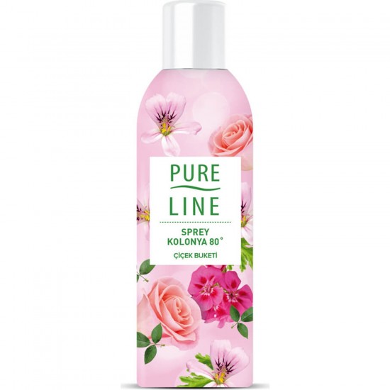 Pure Line Sprey Kolonya Çicek Buketi 100 Ml Pure Line Sprey Kolonya Çicek Buketi 100 Ml