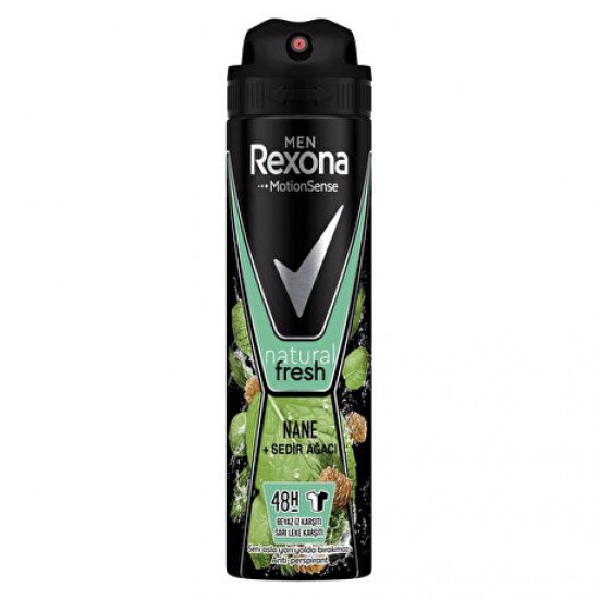 Rexona Deo Men Natural Fresh Nane Sedir Ağacı 150 ml Rexona Deo Men Natural Fresh Nane Sedir Ağacı 150 ml