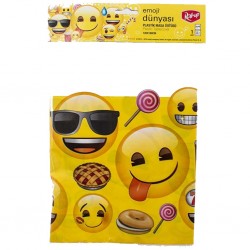 Roll-Up Plastik Masa Örtüsü Emoji Dünyası 120 x 180cm Roll-Up Plastik Masa Örtüsü Emoji Dünyası 120 x 180cm