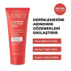 Sinoz Arındırıcı Kil Maskesi 100 Ml Sinoz Arındırıcı Kil Maskesi 100 Ml