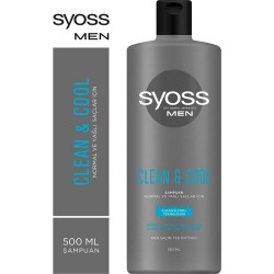 Syoss Men Clean & Cool Şampuan 500 Ml Syoss Men Clean & Cool Şampuan 500 Ml