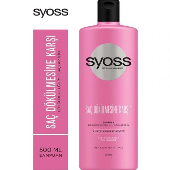 Syoss Şampuan Saç Dökülmesine Karşı 500 ml