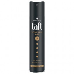 Taft Powerful Age İnce ve Zayıflamış Saçlar İçin Sprey No:5 250 ml Taft Powerful Age İnce ve Zayıflamış Saçlar İçin Sprey No:5 250 ml
