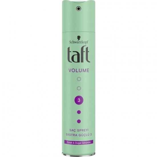 Taft True Volume (Ekstra Hacim Veren) Sprey No:3 250 ml