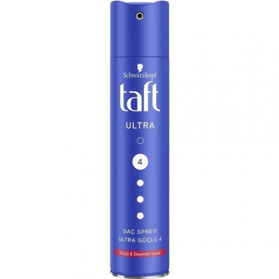 Taft Ultra Güçlü Saç Şekillendirici Sprey No:4 250 ml