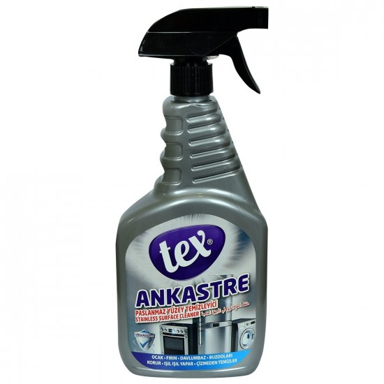 Tex Ankastre Paslanmaz Yüzey Temizleyici Ultra Koruma 750 ml Tex Ankastre Paslanmaz Yüzey Temizleyici Ultra Koruma 750 ml