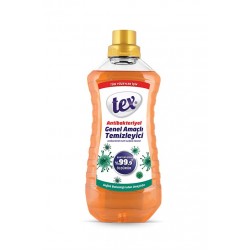 Tex Antibakteriyel Genel Amaçlı Temizleyici 1,5 Lt Turuncu Tex Antibakteriyel Genel Amaçlı Temizleyici 1,5 Lt Turuncu