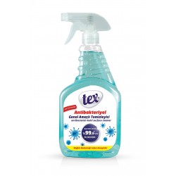 Tex Antibakteriyel Genel Amaçlı Temizleyici 750 Ml Mavi Tex Antibakteriyel Genel Amaçlı Temizleyici 750 Ml Mavi