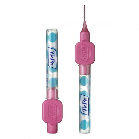 Tepe Arayüz Fırçası Pembe 0.4 mm 8li Paket Tepe Arayüz Fırçası Pembe 0.4 mm 8li Paket
