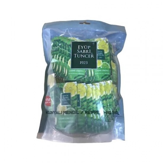 Eyüp Sabri Tuncer Kolonyalı Mendil Çeşme Limonu 150 li Paket