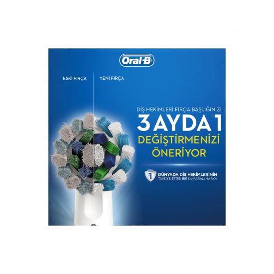 Oral-B Cross Action 4lü Şarjlı Diş Fırçası Yedek Başlığı Oral-B Cross Action 4lü Şarjlı Diş Fırçası Yedek Başlığı