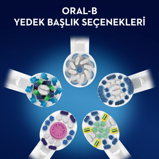 Oral-B 3D White 4lü Şarjlı Diş Fırçası Yedek Başlığı