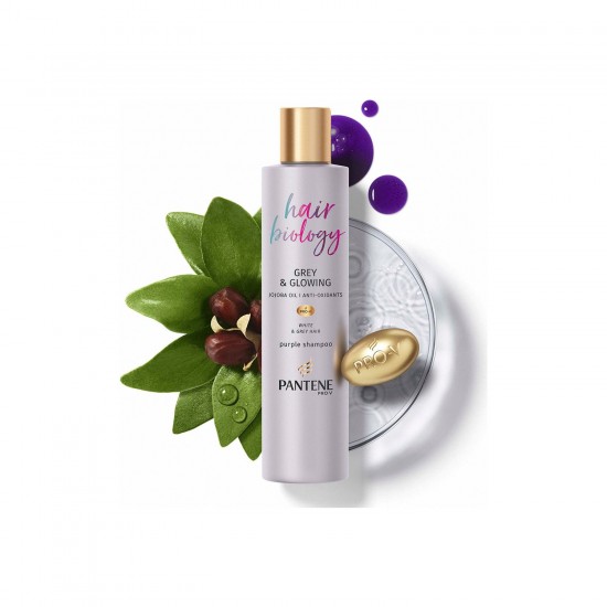 Pantene Hair Biology Turunculaşma Karşıtı Silver/ Mor Şampuan Sarı Saçlar İçin 250ML