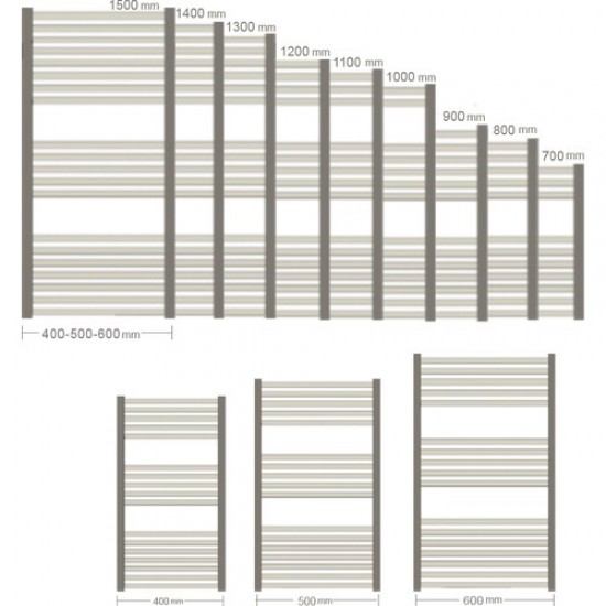 Mernes Havlupan Radyatör Beyaz Renk 500X1000MM (14 Borulu)
