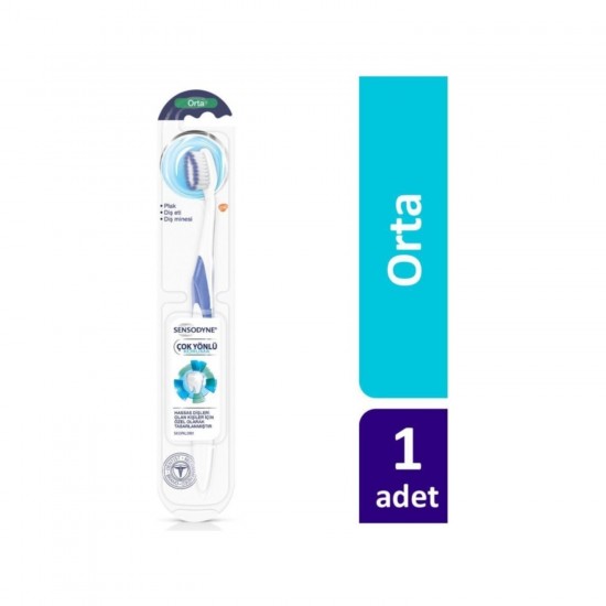 Sensodyne Çok Yönlü Koruma Diş Fırçası - Orta Sensodyne Çok Yönlü Koruma Diş Fırçası - Orta
