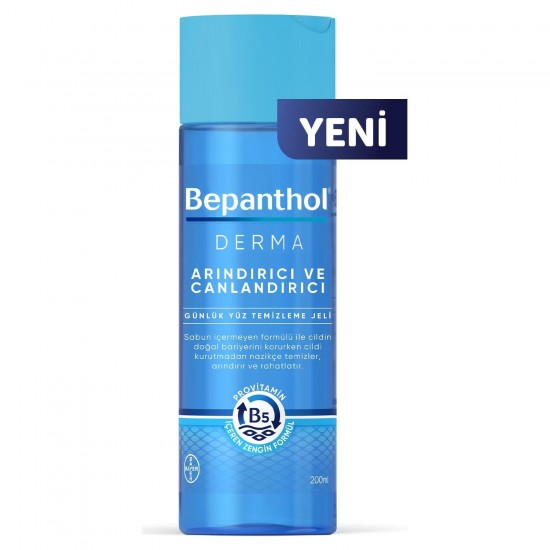 Bepanthol Derma Arındırıcı & Canlandırıcı Günlük Yüz Temizleme Jeli 200ml L Kuru Ve Hassas Ciltler