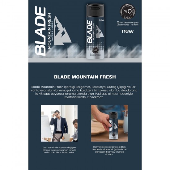 Blade Deodorant Mountain Fresh 150 Ml