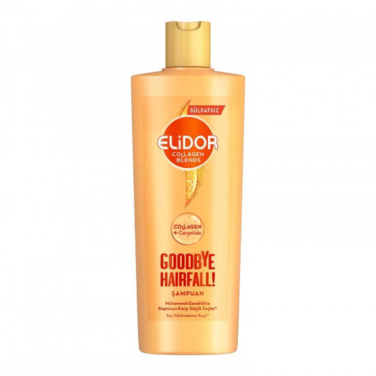 Elidor Collagen Blends Sülfatsız Saç Bakım Şampuanı Goodbye Hairfall Saç Dökülmelerine Karşı 350 ml