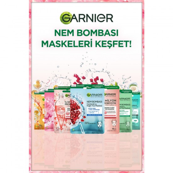 Garnier 2 Milyon Probiyotik Türevi Içeren Onarıcı Kağıt Yüz Maskesi Garnier 2 Milyon Probiyotik Türevi Içeren Onarıcı Kağıt Yüz Maskesi