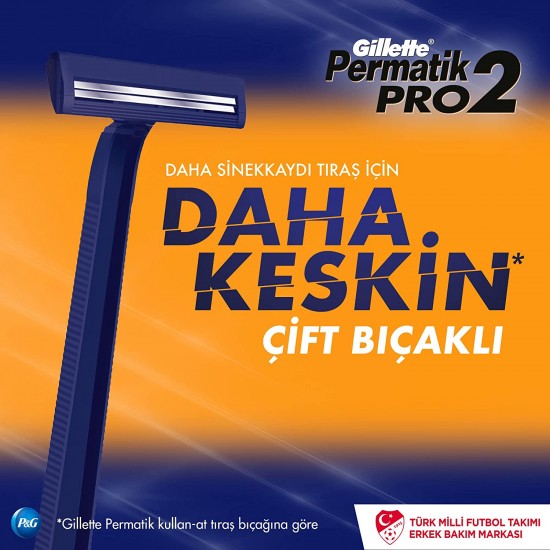 Gillette Permatik Pro2 Tıraş Bıçağı 5 Adet Gillette Permatik Pro2 Tıraş Bıçağı 5 Adet