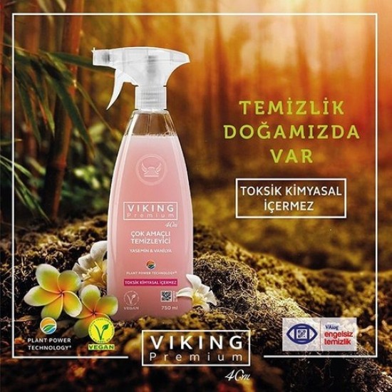 Viking Premium Çok Amaçlı Temizleyici Yasemin&Vanilya 750ml