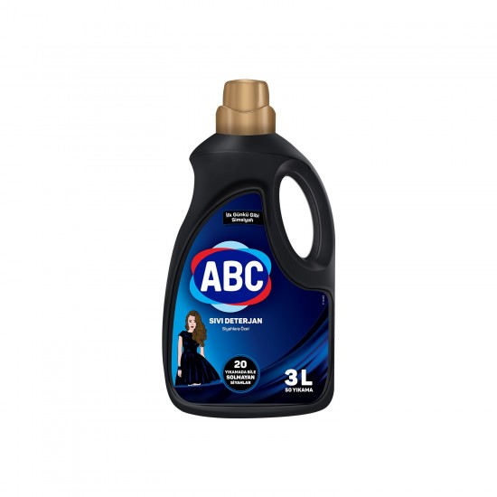 ABC Sıvı Çamaşır Deterjanı Siyahlar 2700ml ABC Sıvı Çamaşır Deterjanı Siyahlar 2700ml