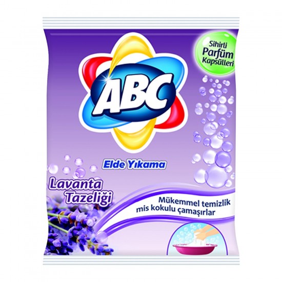 Abc Elde Yıkama Toz Çamaşır Deterjanı Lavanta Tazeliği 600 gr Abc Elde Yıkama Toz Çamaşır Deterjanı Lavanta Tazeliği 600 gr