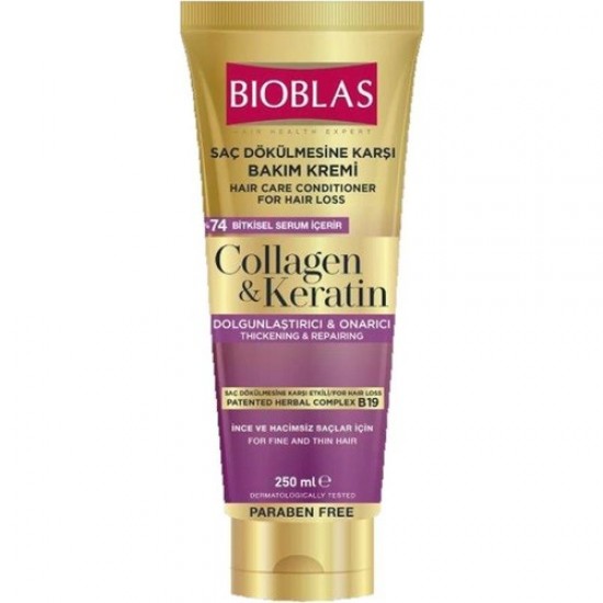 Bıoblas Saç Kremi Collagen Keratin Saç Dökülmesine Karşı 200 ml