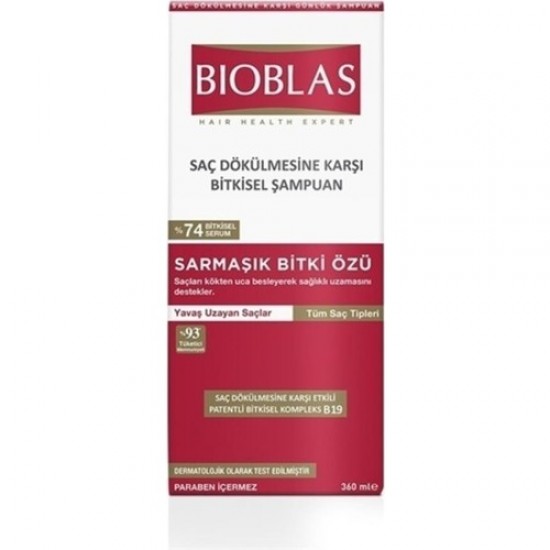 Bioblas Sağlık Uzama Şampuanı 360ml Sarmaşık Bitki Özlü
