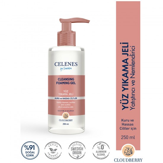 CELENES CLOUDBERRY YUZ YIKAMA JELI 250 ML