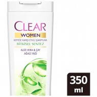 Clear Women Kepeğe Karşı Etkili Şampuan Bitkisel Sentez Aloe Vera & Çay Ağacı Yağı 350 ml Clear Women Kepeğe Karşı Etkili Şampuan Bitkisel Sentez Aloe Vera & Çay Ağacı Yağı 350 ml