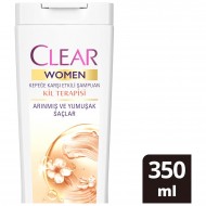Clear Women Kepeğe Karşı Etkili Şampuan Kil Terapisi Arınmış ve Yumuşak Saçlar 350 ml Clear Women Kepeğe Karşı Etkili Şampuan Kil Terapisi Arınmış ve Yumuşak Saçlar 350 ml