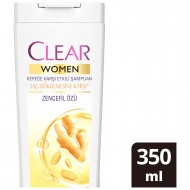 Clear Women Kepeğe Karşı Etkili Şampuan Saç Dökülmesine Karşı Zencefil Özü 350 ml Clear Women Kepeğe Karşı Etkili Şampuan Saç Dökülmesine Karşı Zencefil Özü 350 ml