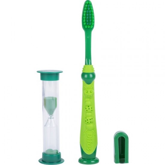 Difaş Friendly Çocuk Diş Fırçası Soft KUM SAATLI