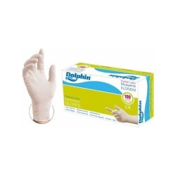Dolphin Pudralı Latex Eldiven. Kutu Içi 100 Adet Small Dolphin Pudralı Latex Eldiven. Kutu Içi 100 Adet Small