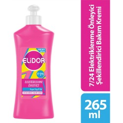 Elidor 7/24 Şekillendirici Saç Bakım Kremi Elektriklenme Önleyici Argan Yağı & Bal 265 ml Elidor 7/24 Şekillendirici Saç Bakım Kremi Elektriklenme Önleyici Argan Yağı & Bal 265 ml