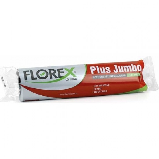 Florex Çöp Poşeti 80x110 800 GR 10 Rulo Florex Çöp Poşeti 80x110 800 GR 10 Rulo