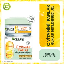Garnier C Vitamini Parlak Günlük Nemlendirici Jel 50ML Garnier C Vitamini Parlak Günlük Nemlendirici Jel 50ML