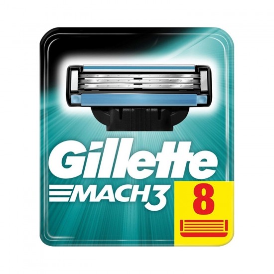 Gillette Mach3 8Li Yedek Tıraş Bıçağı Karton Paket Gillette Mach3 8Li Yedek Tıraş Bıçağı Karton Paket