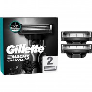 Gillette Mach3 Charcoal Yedek Tıraş Bıçağı 2'li Gillette Mach3 Charcoal Yedek Tıraş Bıçağı 2'li