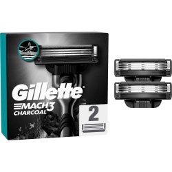 Gillette Mach3 Charcoal Yedek Tıraş Bıçağı 2'li Gillette Mach3 Charcoal Yedek Tıraş Bıçağı 2'li
