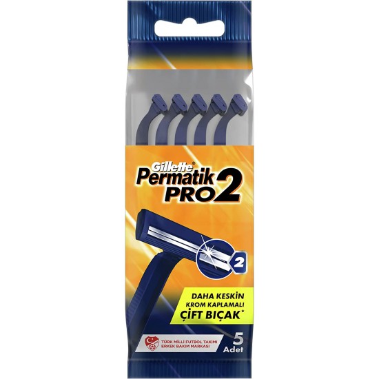 Gillette Permatik Pro2 Tıraş Bıçağı 5 Adet Gillette Permatik Pro2 Tıraş Bıçağı 5 Adet