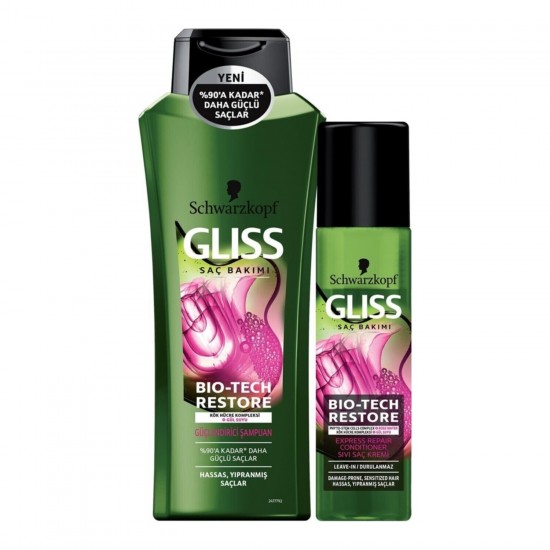 Gliss Bio Tech Restore Güçlendirici Bakım Seti
