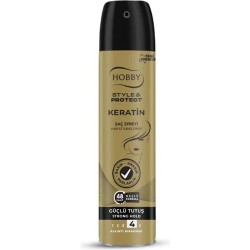 Hobby Saç Spreyi Keratin Güçlü Tutuş 250 ml Hobby Saç Spreyi Keratin Güçlü Tutuş 250 ml